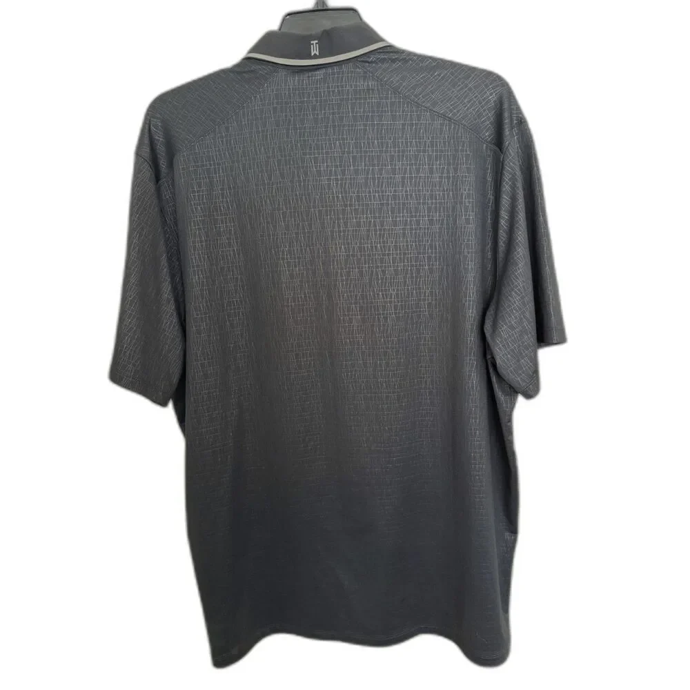 Nike Golf‎ Tiger Woods Collection Dri-FIT Polo Shirt - Black - Men’s 2XL